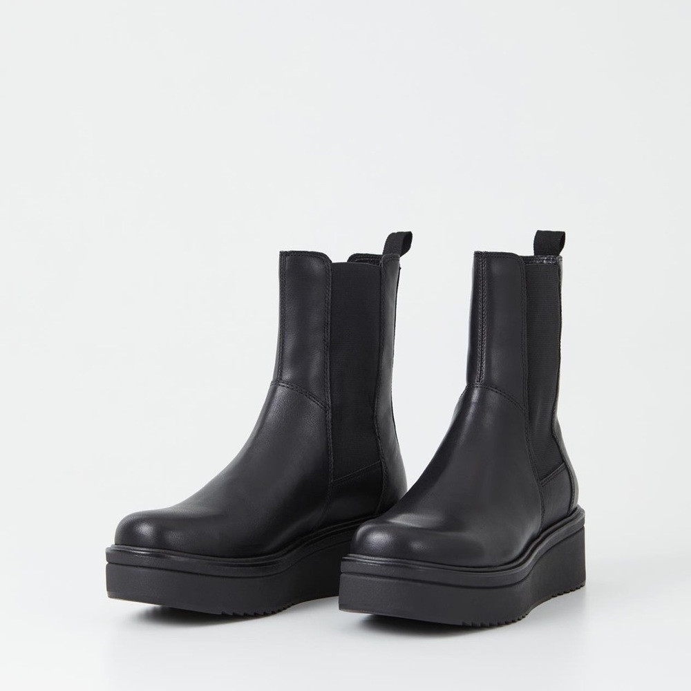 Vagabond Tara Platform Chelsea Boots Black 9 39